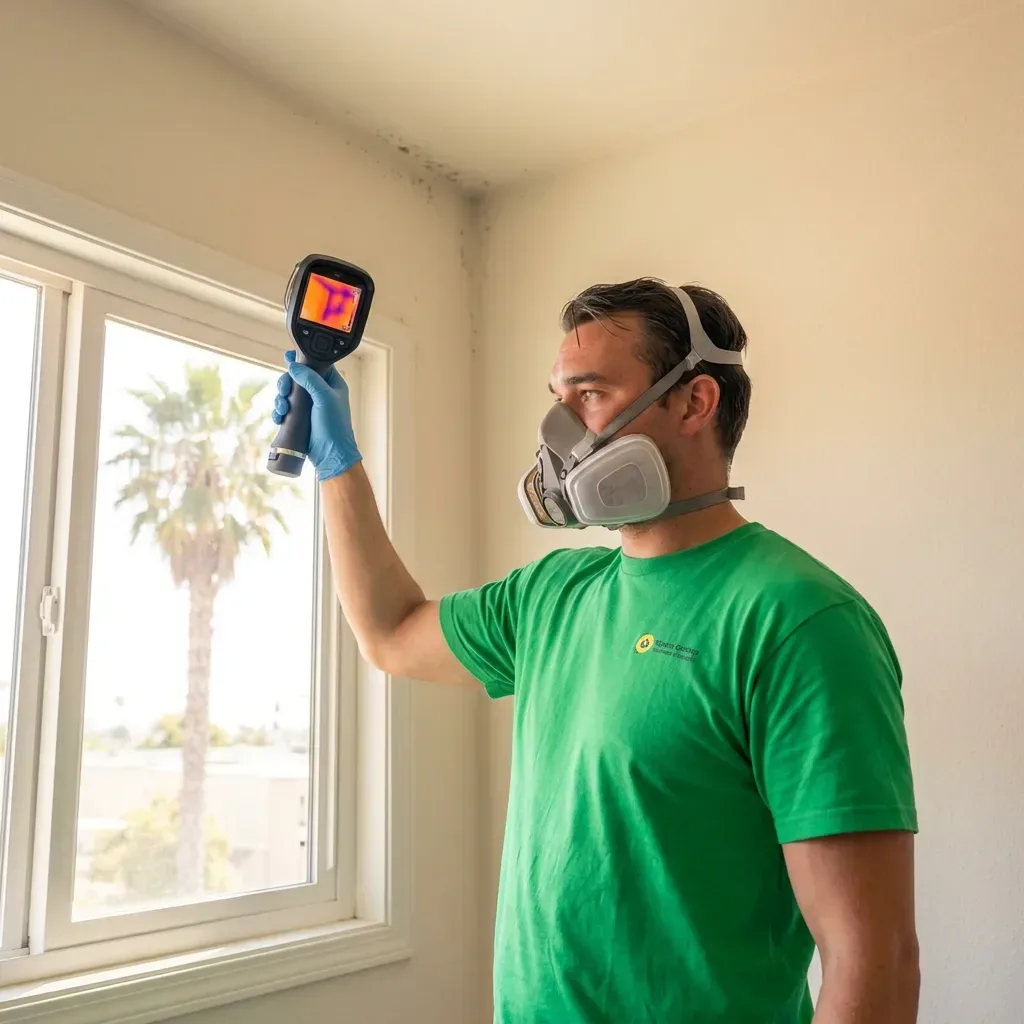 Thermal imaging mold check in Del Mar